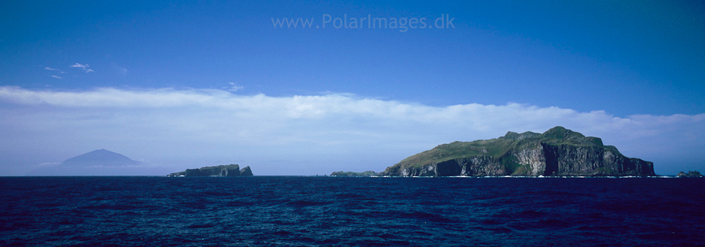 Nightingale Island with Tristan view